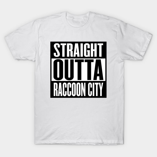 Straight Outta Raccoon City T-Shirt by inotyler